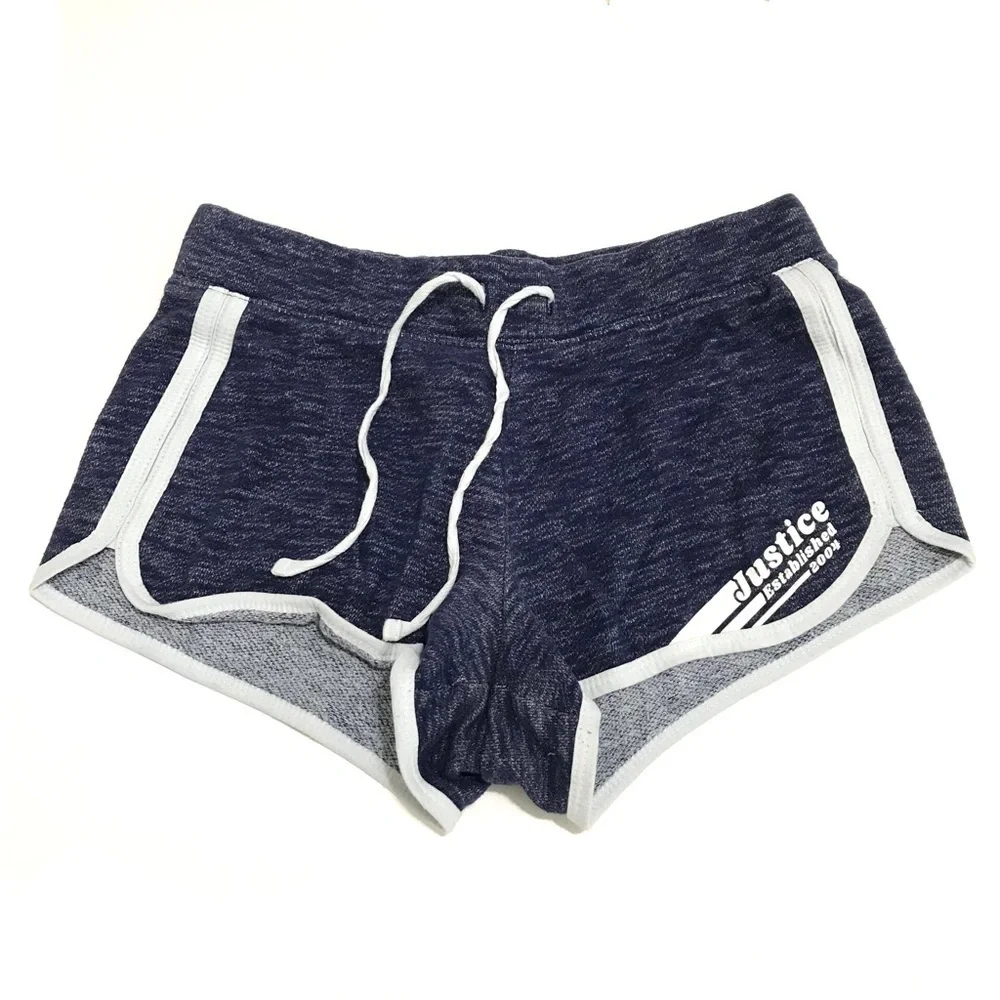 Justice and So Bundle Two Tees Short sleeve Button Down Active Shorts Size 10